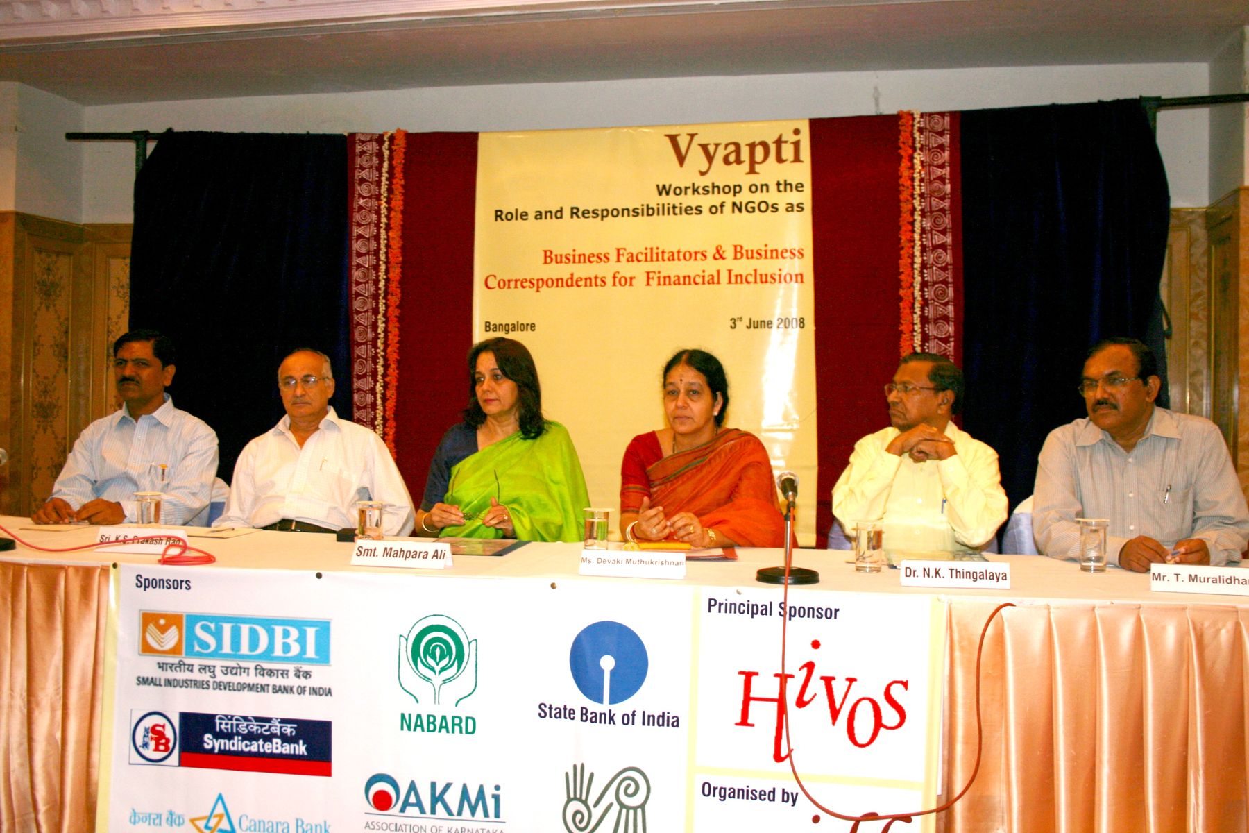 Vyapti workshop for NGOs on business facilitators and business correspondents